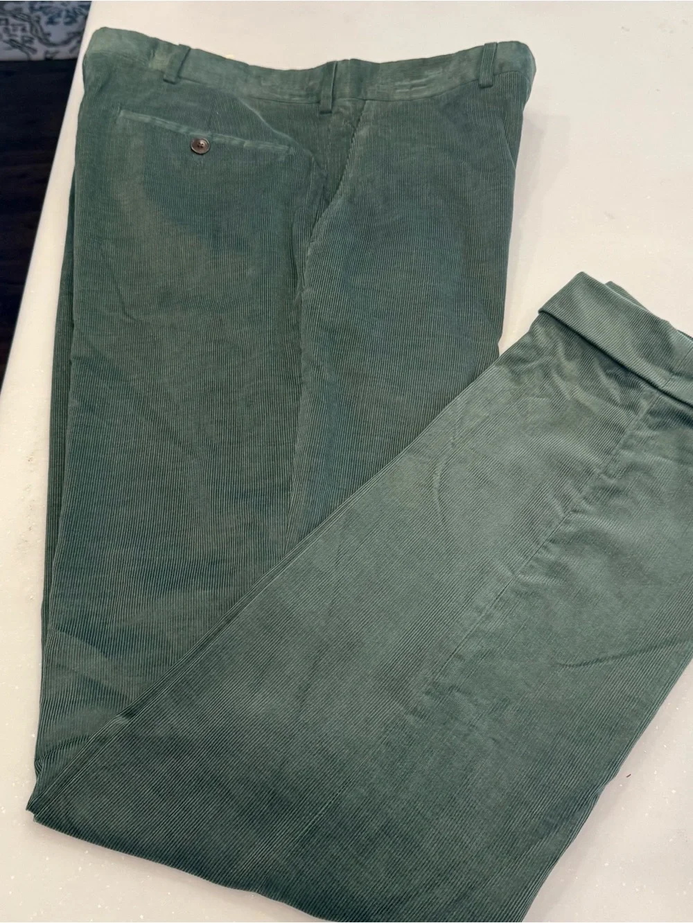 Ralph Lauren Purple Label Men’s Gregory Pants Cotton & Cashmere Corduroy Sz 32